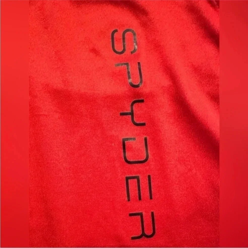 Spyder Boys Rashguard Tee- Red Size Large